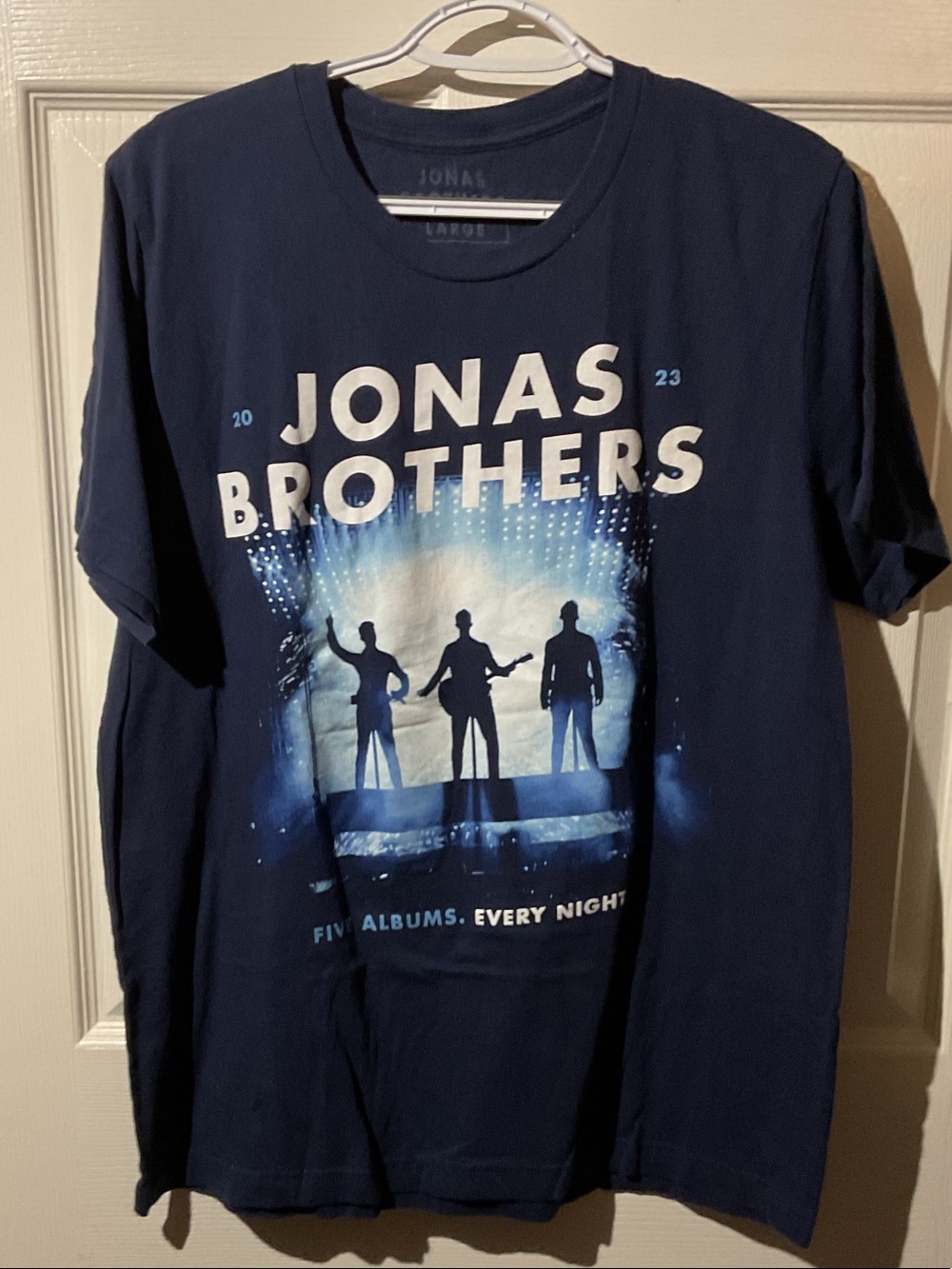 Jonas Brothers Navy Short Sleeve Tour Tee